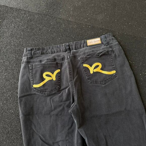 Vintage VTG Y2K Black Rocawear Boot Cut Jeans - Picture 7 of 8